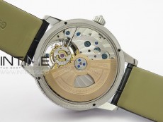 Rendez-Vous Tourbillon SS RMSF Best Edition White Dial on Black Leather Strap