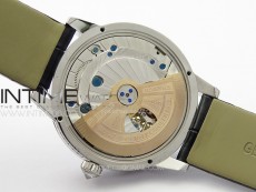 Rendez-Vous Tourbillon SS RMSF Best Edition White Dial on Black Leather Strap