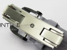 RM035-01 Forged Carbon Case KUF Best Edition Red Crown on Gray Rubber Strap MIYOTA8215