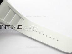 RM035-01 Forged Carbon Case KVF Best Edition White Crown on White Rubber Strap MIYOTA8215