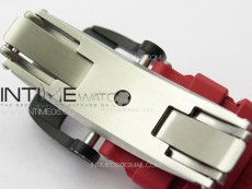 RM035-01 Forged Carbon Case KUF Best Edition Red Crown on Red Rubber Strap MIYOTA8215