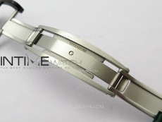 RM035-01 Forged Carbon Case KUF Best Edition Black Crown on Green Rubber Strap MIYOTA8215