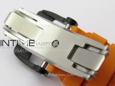 RM035-01 Forged Carbon Case KVF Best Edition Orange Crown on Orange Rubber Strap MIYOTA8215