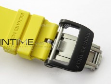 RM035-01 Forged Carbon Case KVF Best Edition Yellow Crown on Yellow Rubber Strap MIYOTA8215