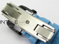 RM035-01 Forged Carbon Case KUF Best Edition Blue Crown on Blue Rubber Strap MIYOTA8215