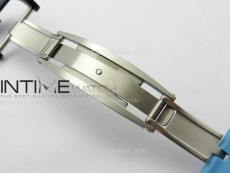 RM035-01 Forged Carbon Case KUF Best Edition Blue Crown on Blue Rubber Strap MIYOTA8215