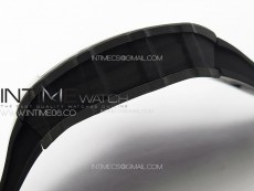 RM035-01 Forged Carbon Case KUF Best Edition Red Crown on Black Rubber Strap MIYOTA8215
