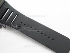 RM035-01 Forged Carbon Case KUF Best Edition Red Crown on Black Rubber Strap MIYOTA8215