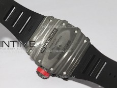 RM035-01 Forged Carbon Case KUF Best Edition Red Crown on Black Rubber Strap MIYOTA8215