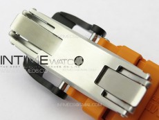 RM035-02 Forged Carbon Case KUF Best Edition Orange Crown on Orange Rubber Strap MIYOTA8215