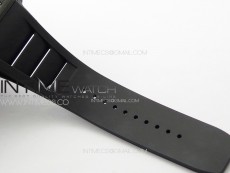 RM035-02 Forged Carbon Case KUF Best Edition Black Crown on Black Rubber Strap MIYOTA8215