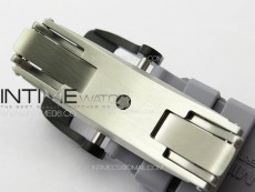 RM035-02 Forged Carbon Case KUF Best Edition Red Crown on Gray Rubber Strap MIYOTA8215