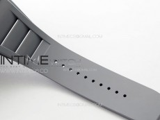 RM035-02 Forged Carbon Case KUF Best Edition Red Crown on Gray Rubber Strap MIYOTA8215