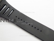 RM035-02 Forged Carbon Case KUF Best Edition Red Crown on Black Rubber Strap MIYOTA8215