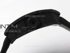 RM035-02 Forged Carbon Case KUF Best Edition Black Crown on Black Nylon Strap MIYOTA8215