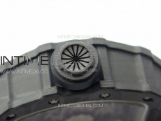 RM035-02 Forged Carbon Case KUF Best Edition Black Crown on Black Nylon Strap MIYOTA8215