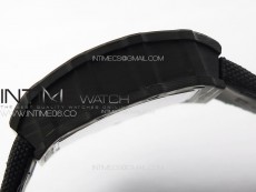 RM035-02 Forged Carbon Case KUF Best Edition Black Crown on Black Nylon Strap MIYOTA8215