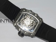 RM035-02 Forged Carbon Case KUF Best Edition Black Crown on Black Nylon Strap MIYOTA8215