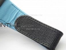 RM035-02 Forged Carbon Case KUF Best Edition Blue Crown on Blue Nylon Strap MIYOTA8215