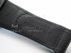 RM035-02 Forged Carbon Case KUF Best Edition Blue Crown on Blue Nylon Strap MIYOTA8215