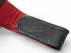 RM035-02 Forged Carbon Case KUF Best Edition Red Crown on Red Nylon Strap MIYOTA8215