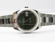 DateJust 41 126334 SS GMF 1:1 Best Edition Green Dial Arabic Markers on Oyster Bracelet
