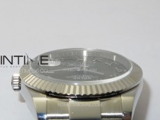 DateJust 41 126334 SS GMF 1:1 Best Edition Green Dial Arabic Markers on Oyster Bracelet