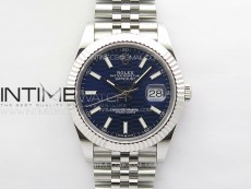DateJust 41 126334 SS GMF 1:1 Best Edition Blue Fluted Dial on Jubilee Bracelet