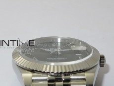 DateJust 41 126334 SS GMF 1:1 Best Edition Green Dial Arabic Markers on Jubilee Bracelet