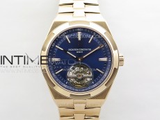 Overseas Tourbillon RG BBR Best Edition Blue Dial on RG Bracelet