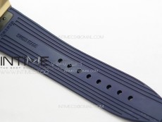 Overseas Tourbillon RG BBR Best Edition Blue Dial on Blue Rubber Strap