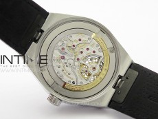 Overseas Tourbillon SS BBR Best Edition Blue Dial on Blue Leather Strap