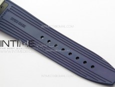 Overseas Tourbillon SS BBR Best Edition Blue Dial on Blue Rubber Strap