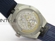 Overseas Tourbillon SS BBR Best Edition Blue Dial on Blue Rubber Strap