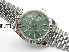 DateJust 41 126334 SS GMF 1:1 Best Edition Gray Fluted Dial on Jubilee Bracelet