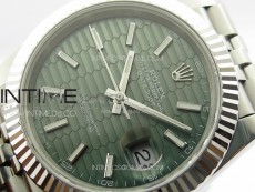 DateJust 41 126334 SS GMF 1:1 Best Edition Gray Fluted Dial on Jubilee Bracelet