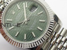 DateJust 41 126334 SS GMF 1:1 Best Edition Gray Fluted Dial on Jubilee Bracelet