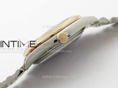 DateJust 41 126334 SS/RG GMF 1:1 Best Edition Silver Fluted Dial on SS/RG Jubilee Bracelet