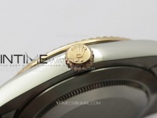 DateJust 41 126334 SS/RG GMF 1:1 Best Edition Silver Fluted Dial on SS/RG Jubilee Bracelet