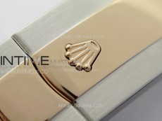 DateJust 41 126334 SS/RG GMF 1:1 Best Edition Silver Fluted Dial on SS/RG Jubilee Bracelet