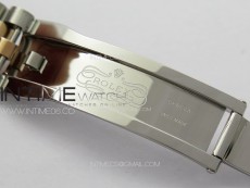 DateJust 41 126334 SS/RG GMF 1:1 Best Edition Silver Fluted Dial on SS/RG Jubilee Bracelet