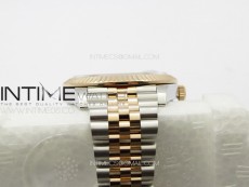 DateJust 41 126334 SS/RG GMF 1:1 Best Edition Gray Fluted Dial on SS/RG Jubilee Bracelet