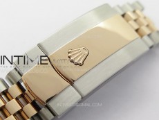 DateJust 41 126334 SS/RG GMF 1:1 Best Edition Gray Fluted Dial on SS/RG Jubilee Bracelet
