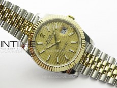 DateJust 41 126334 SS/YG GMF 1:1 Best Edition Gold Fluted Dial on SS/YG Jubilee Bracelet