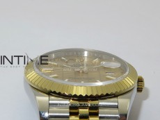 DateJust 41 126334 SS/YG GMF 1:1 Best Edition Gold Fluted Dial on SS/YG Jubilee Bracelet