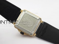 BR 03-92 Diver Bronzo B12 1:1 Best Edition Black Dial on Leather Strap MIYOTA 9015 (Free Rubber Strap And Tool)