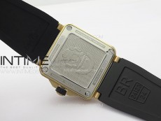 BR 03-92 Diver Bronzo B12 1:1 Best Edition Black Dial on Rubber Strap MIYOTA 9015 (Free Leather Strap And Tool)