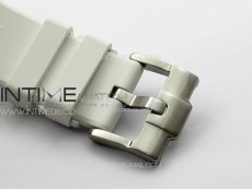 Daytona White Ceramic 5GF Best Edition Meteorite Dial on White Rubber Strap A7750