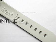 Daytona White Ceramic 5GF Best Edition Meteorite Dial on White Rubber Strap A7750