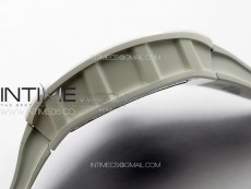 RM055 Real Ceramic Case KUF Best Edition Black Crown on White Rubber Strap MIYOTA8215
